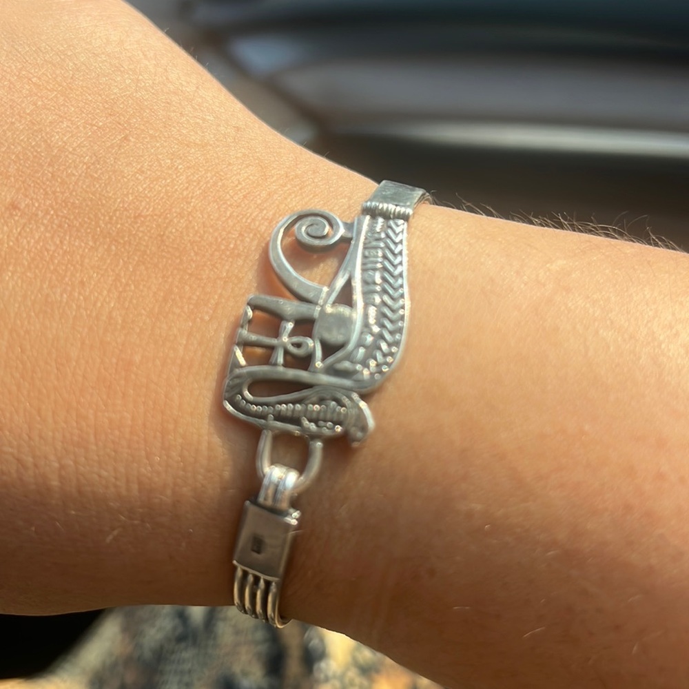 Ancient Egyptian bracelet 925 sterling silver Egyptian made very good quality
